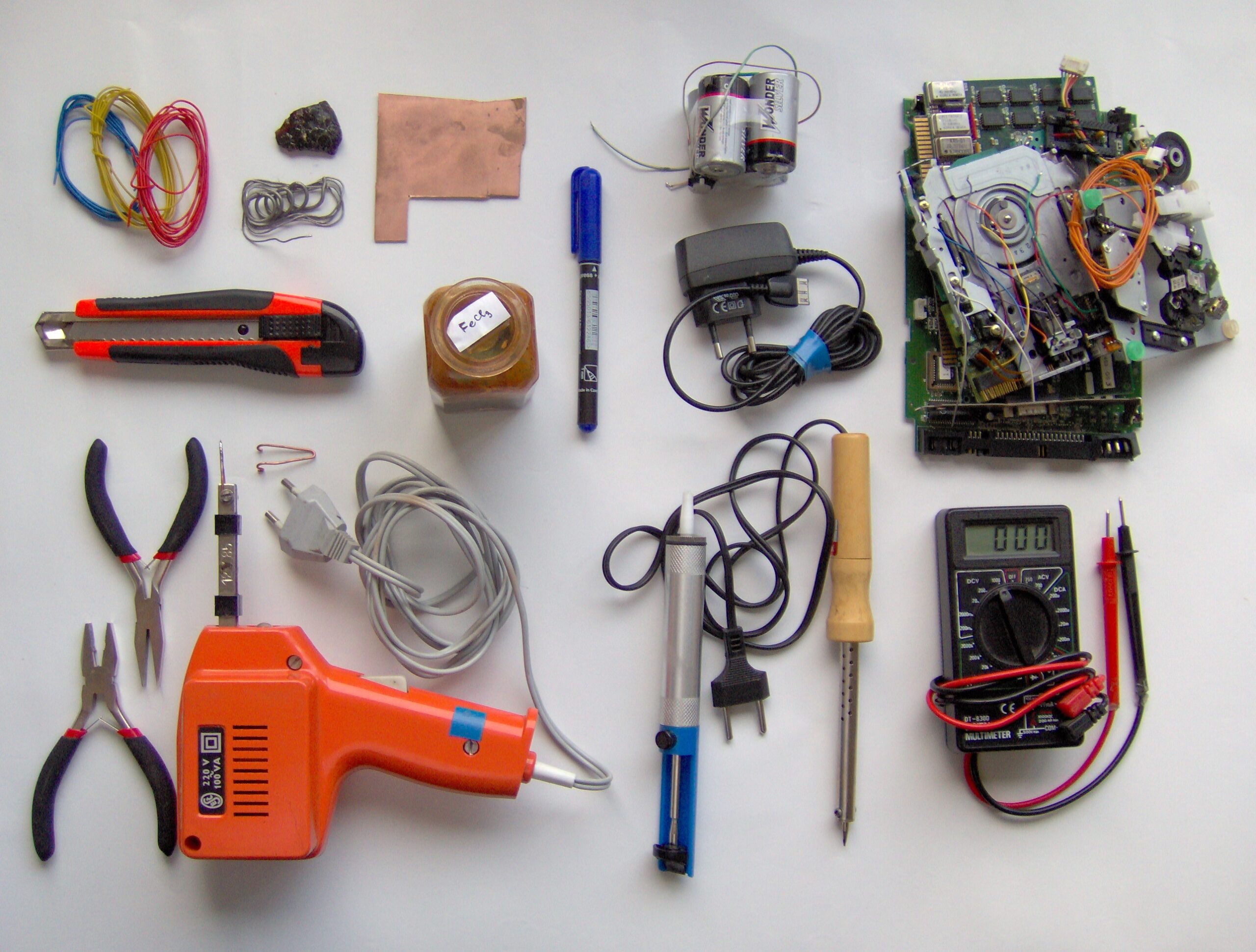 Tools and Materials Needed (image credits: wikimedia)