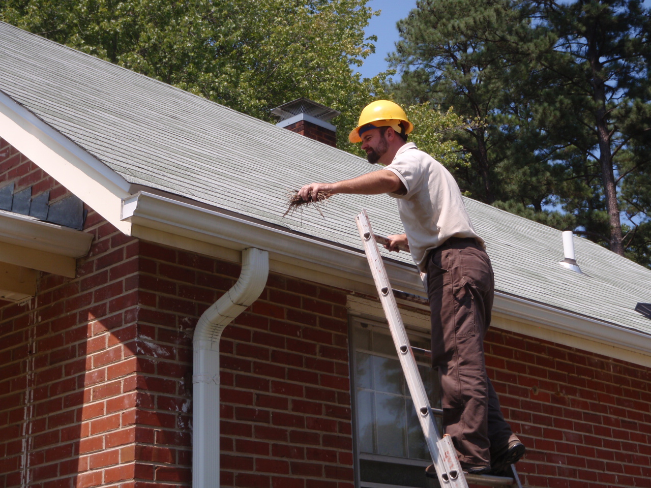 Clean Gutters and Downspouts (image credits: wikimedia)