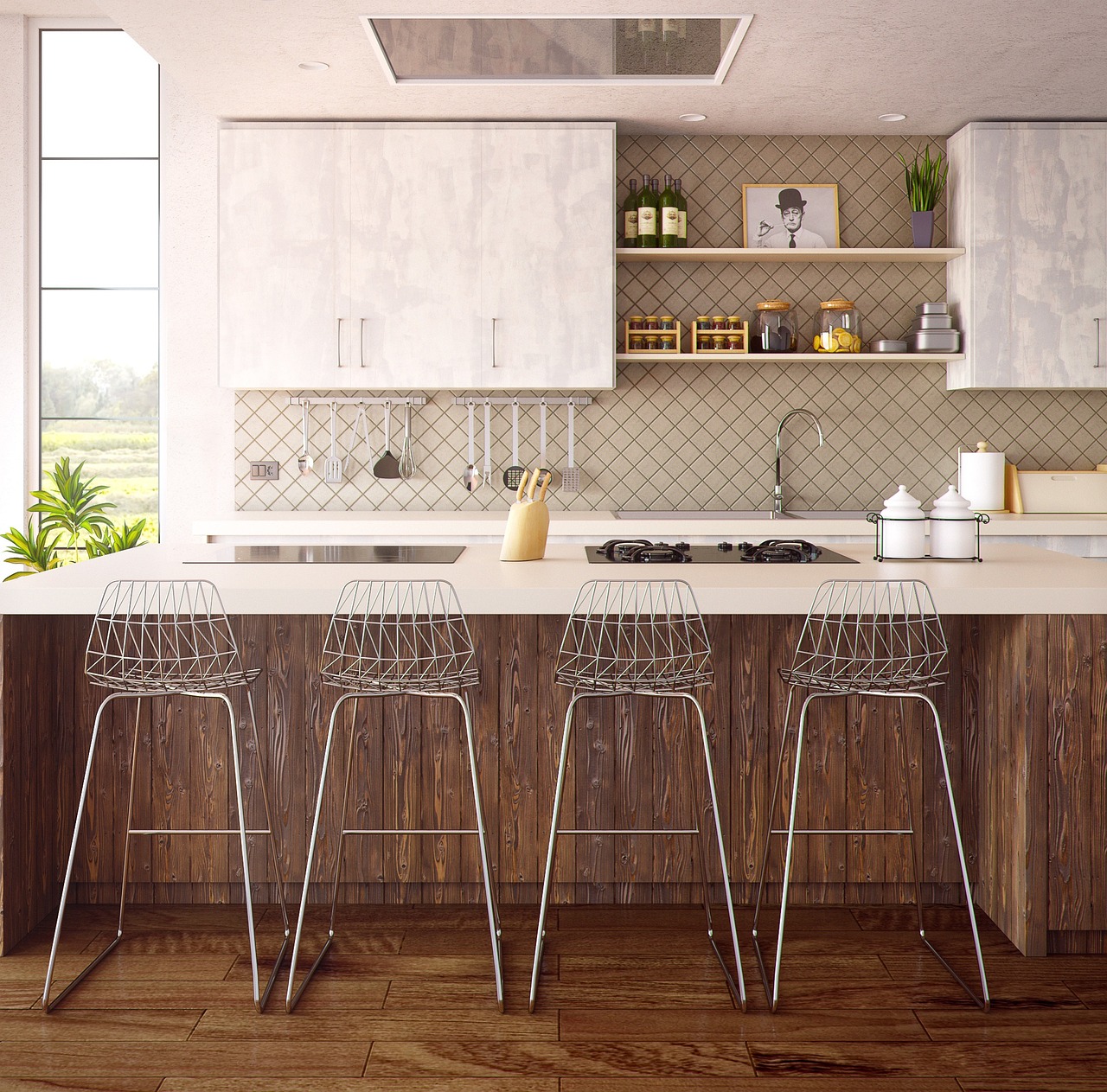Install a Backsplash (image credits: pixabay)